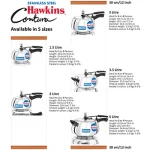 Hawkins Stainless Steel Contura 1.5 Litre (SSC15) - Image 3